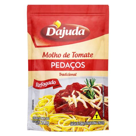 Molho de Tomate Refogado Tradicional D ajuda Sachê 200g Trimais