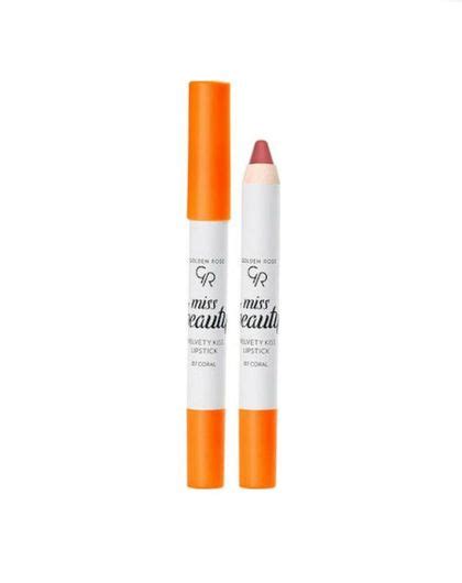 Помада Golden Rose Velvet Kiss Lipstick, №-07 Coral ⭐ купить по цене 0 ...