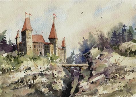 Ritzenberg Castle Painting By Sam Sidders Fine Art America