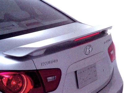 Hyundai Elantra 2007 2010 Factory Style Rear Spoiler Primed By Elite