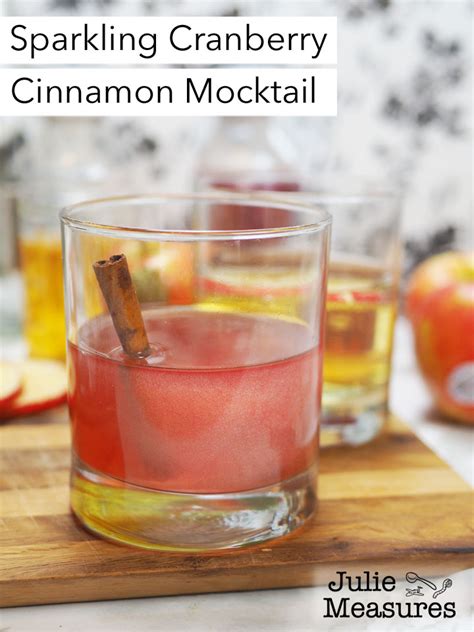 Two Easy Fall Mocktails Julie Measures