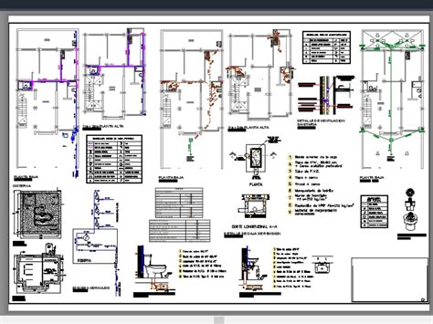 Sanitärinstallation Im Haus In Autocad Cad 6 96 Mb Bibliocad