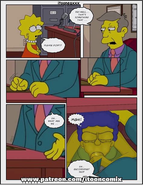 Post Comic Itooneaxxx Lisa Simpson Marge Simpson Seymour