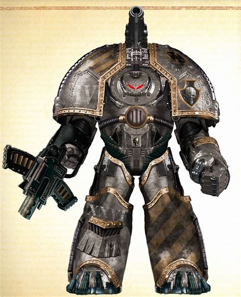 WH30K Iron Warriors Saturnine Terminator By HammerTheTank Warhammer