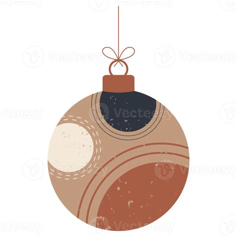 Christmas Bauble Ball Boho Style Png