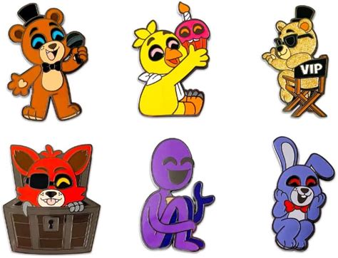 Youtooz Five Nights At Freddys Pin Set Official Licensed Fnaf Pins Collectors Box