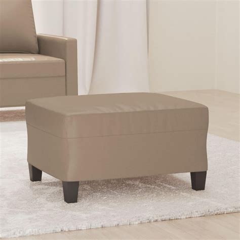 Maison Exclusive Repose Pied Cappuccino 70x55x41 Cm Similicuir Leroy