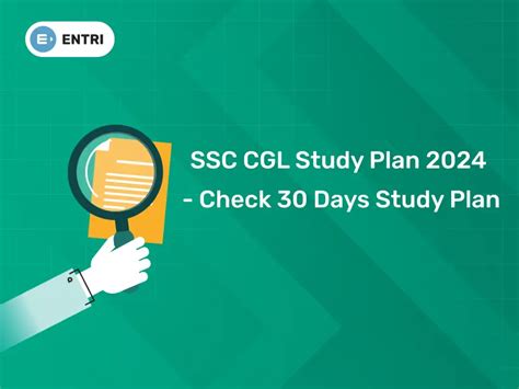 Ssc Cgl Study Plan Check Days Study Plan