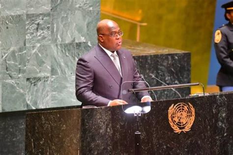 Félix Tshisekedi à L’onu L’heure A Sonné De Casser à Jamais Le Cycle Des Violences Dans L