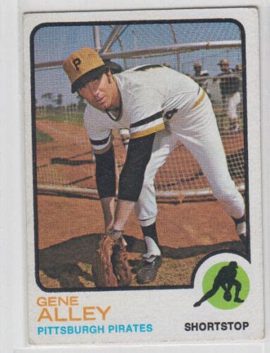 Topps Gene Alley Pittsburgh Pirates High Ebay