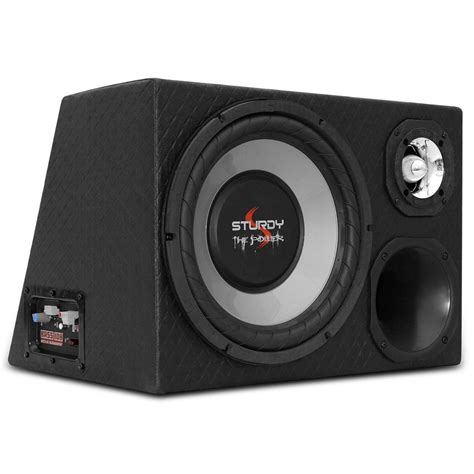 Caixa De Som Trio Sturdy W Rms Subwoofer W Rms Driver