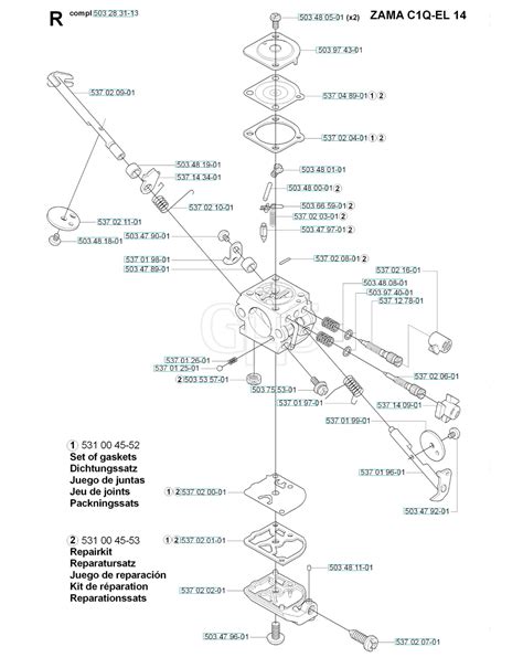 Husqvarna 326HE3X SERIES Carburetor Details GHS