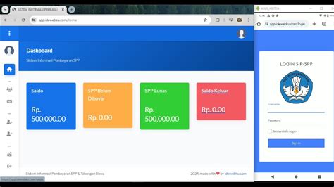 Sistem Informasi Pembayaran SPP Tabungan Siswa Berbasis Web