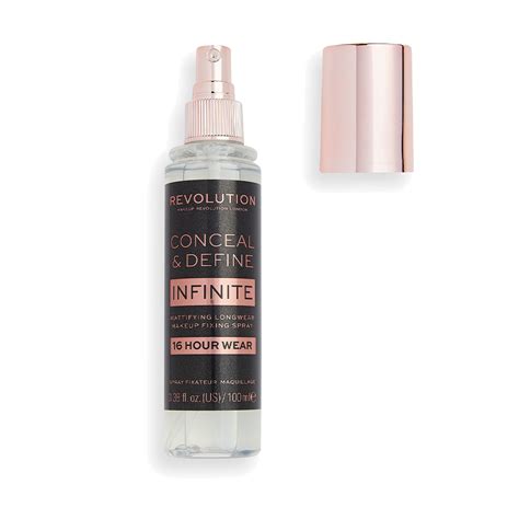 Makeup Revolution Conceal Define Infinite Setting Spray Lira Import