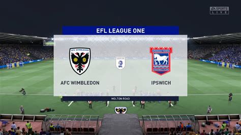 Afc Wimbledon Vs Ipswich Town Efl League One 25th January 2022