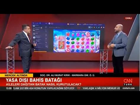 CNN Türk Doç Dr Ali Murat Kırık Yasadışı bahis ve Sweet Bonanza