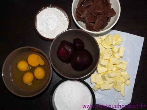 Fondant à la betterave rouge et aux chocolats Tout au chocolat