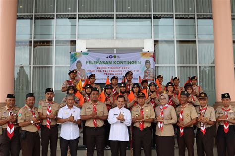 Lepas Kontingen Lomba Tingkat Regu Pramuka Penggalang Iv Kaltim