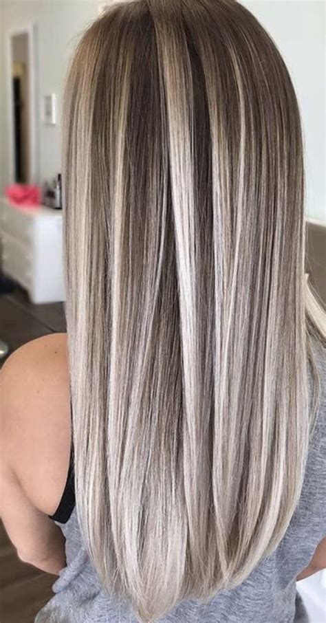 Best Balayage Highlight Light Ash Blonde Hair Ash Blonde Hair Colour Balayage Hair