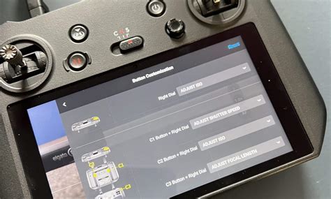 Adjusting Right Dial DJI RC Pro With DJI Firmware Update