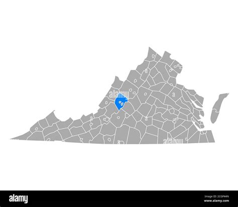 Map Of Rockbridge In Virginia Stock Photo Alamy