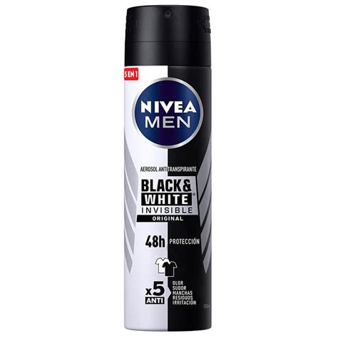 Desodorante Spray Nivea Men Black White Invisible Original 150 Ml