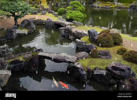 Japanese Garden Sanbo In In Kyoto Stock Photo Alamy