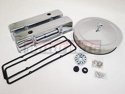 Sbc Chevy Chrome Engine Dress Up Kit Stock Valve Cover Air Cleaner