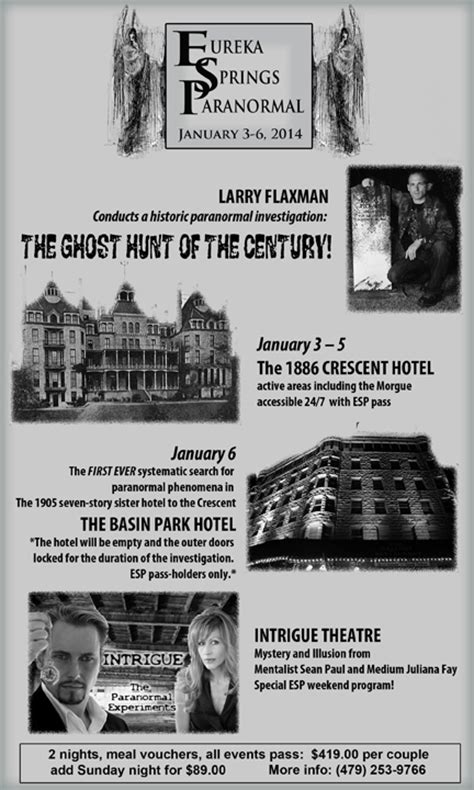 Eureka Springs Paranormal Weekend | America's Most Haunted Hotel