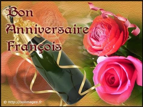 Cartes virtuelles solimages Bon Anniversaire François