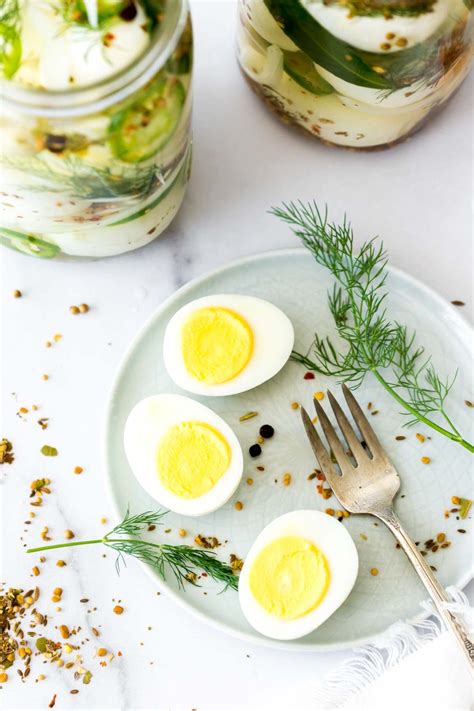 Spicy Pickled Eggs Recipe No Canning Necessary Simply Whisked