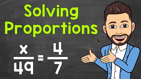 How To Solve Proportions Math With Mr J Youtube