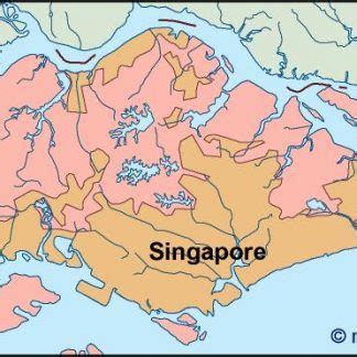 singapore vector map | Download vector maps for Adobe Illustrator