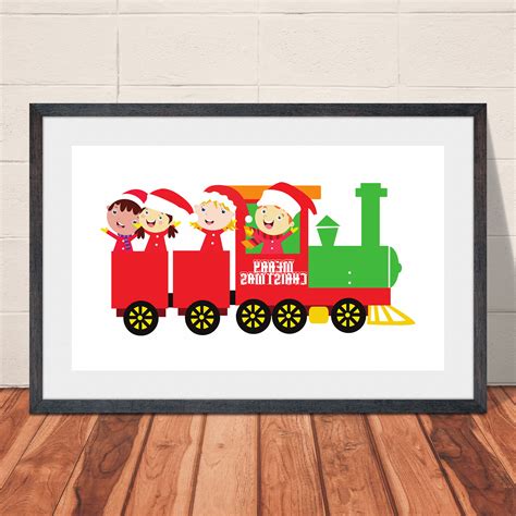 Christmas Train Svg Train Svg Christmas Svg Santa Train Svg Polar