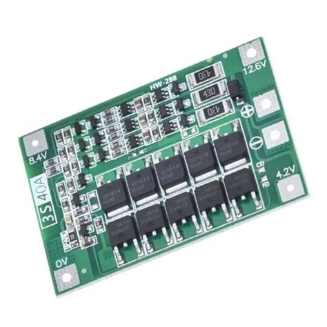 Placa Bms 3s 40a 12 6v Balanceamento Shopee Brasil