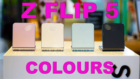 Samsung Galaxy Z Flip 5 Colours YouTube