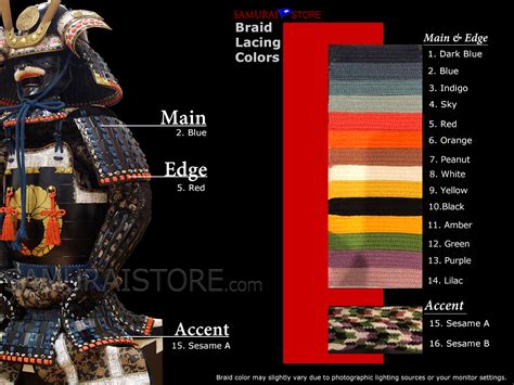 Custom Color Options Samurai Store Inc SAMURAI STORE