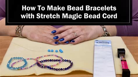 How To Make A Stretch Magic Bead Cord Bracelet Youtube