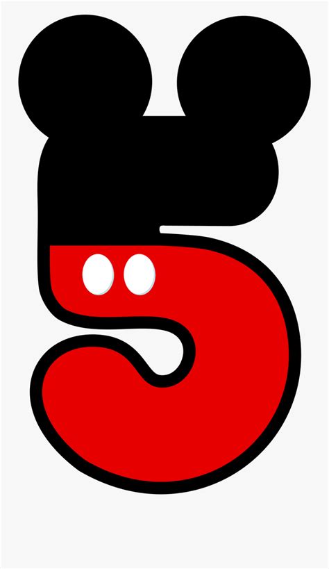 Numbers Clipart Minnie Mouse - Mickey Mouse Numbers Clipart , Free ...