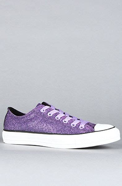 Converse The Modern Sparkle Chuck Taylor All Star Lo Sneaker In Violet