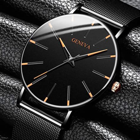 Minimalist Men S Fashion Ultra Thin Watches Simple Men Business