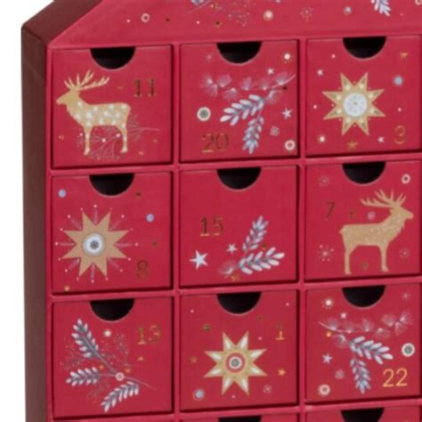 Calendar Advent Casuta Craciun 27 X 37 X 52 Cm Emagro