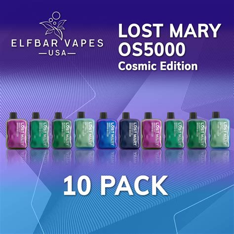 Lost Mary Os5000 Vape Cosmic 10 Pack Elf Bar Vapes Usa