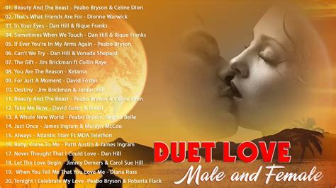 Best Classic Duet Love Songs 80s 90s Duet Male And Female Love Songs Playlist Youtube