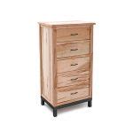 Denver Drawer Lingerie Chestsolid Maple With Metal Legs The Refuge