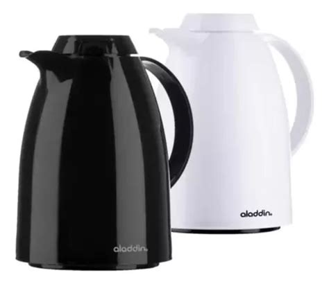 Aladdin Garrafa Térmica Bule C Alça Verona 750ml Rosca Preto Ou Branco