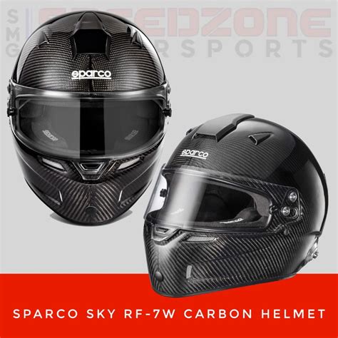 Sparco Sky RF 7W Carbon Helmet Fia Snell Approved Speedzone