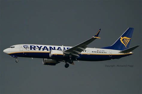 EI HGE Boeing 737 8 200 MAX At Stansted Ryanair Richard E Flagg