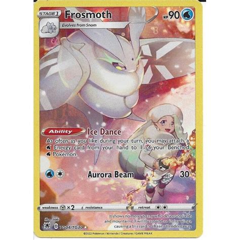 Pokemon Trading Card Game Tg Tg Frosmoth Rare Holo Card Swsh