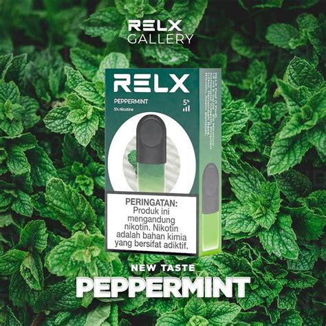 Relx Pod Pro Double Peppermint Pod Head E Liquid Ml Nic